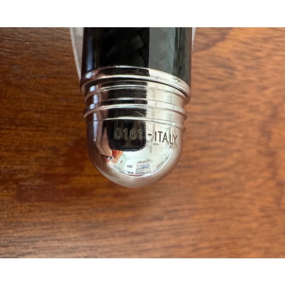 Vintage Delta Y2K Carbon Fiber Rollerball Pen Made in Italy Rare (#0161)